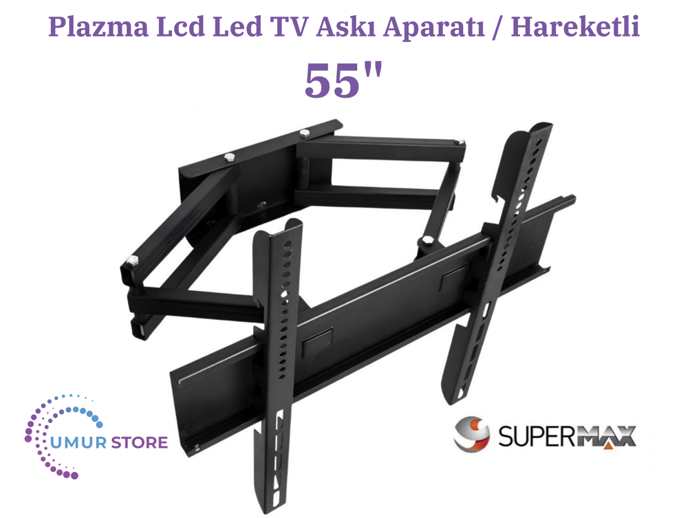 SUPERMAX 55" Uydu Alıcılı 4K Ultra Hd Smart Android 138/139/140 E