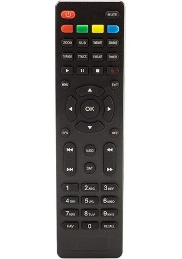 Süpermax Xplus Mini Hd Uydu Alıcısı Kumandası
