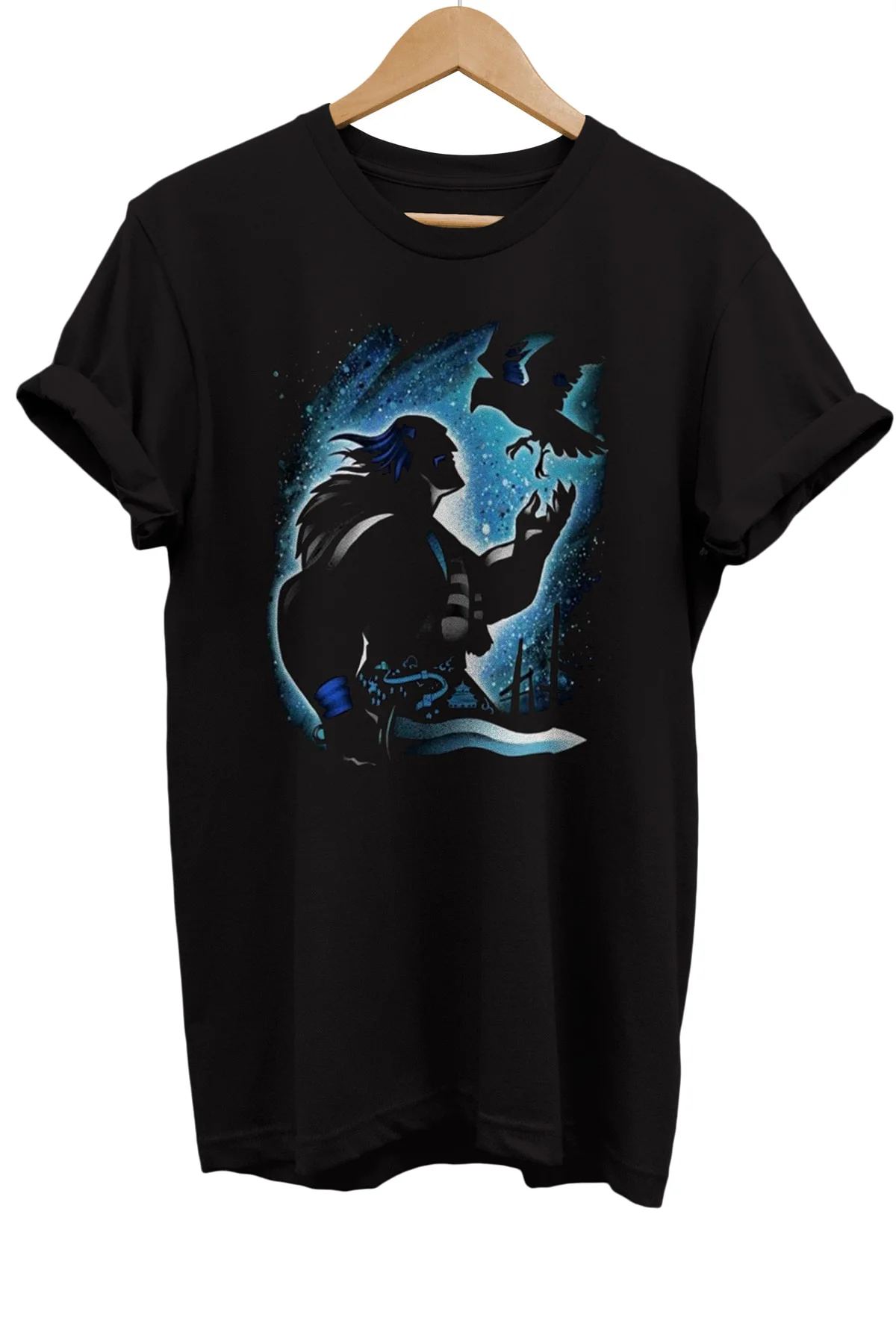 Supernatural Baskılı %100 Pamuk Oversize T-shirt
