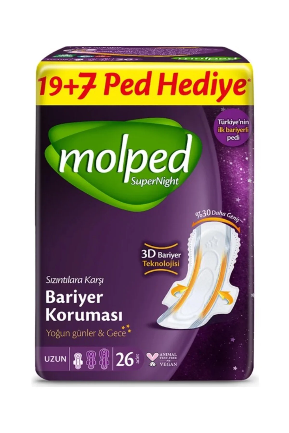SüperNight Süper Gece Ped 26 Adet