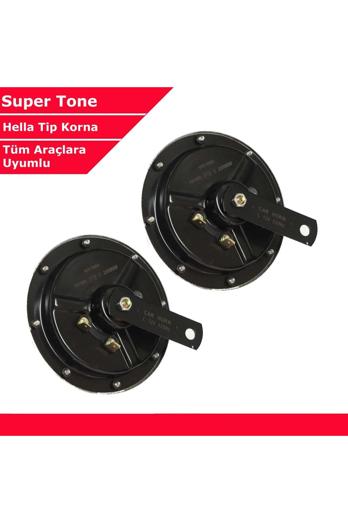 SuperTone Hella Tip Krom Korna 115dB 12V 2 Adet