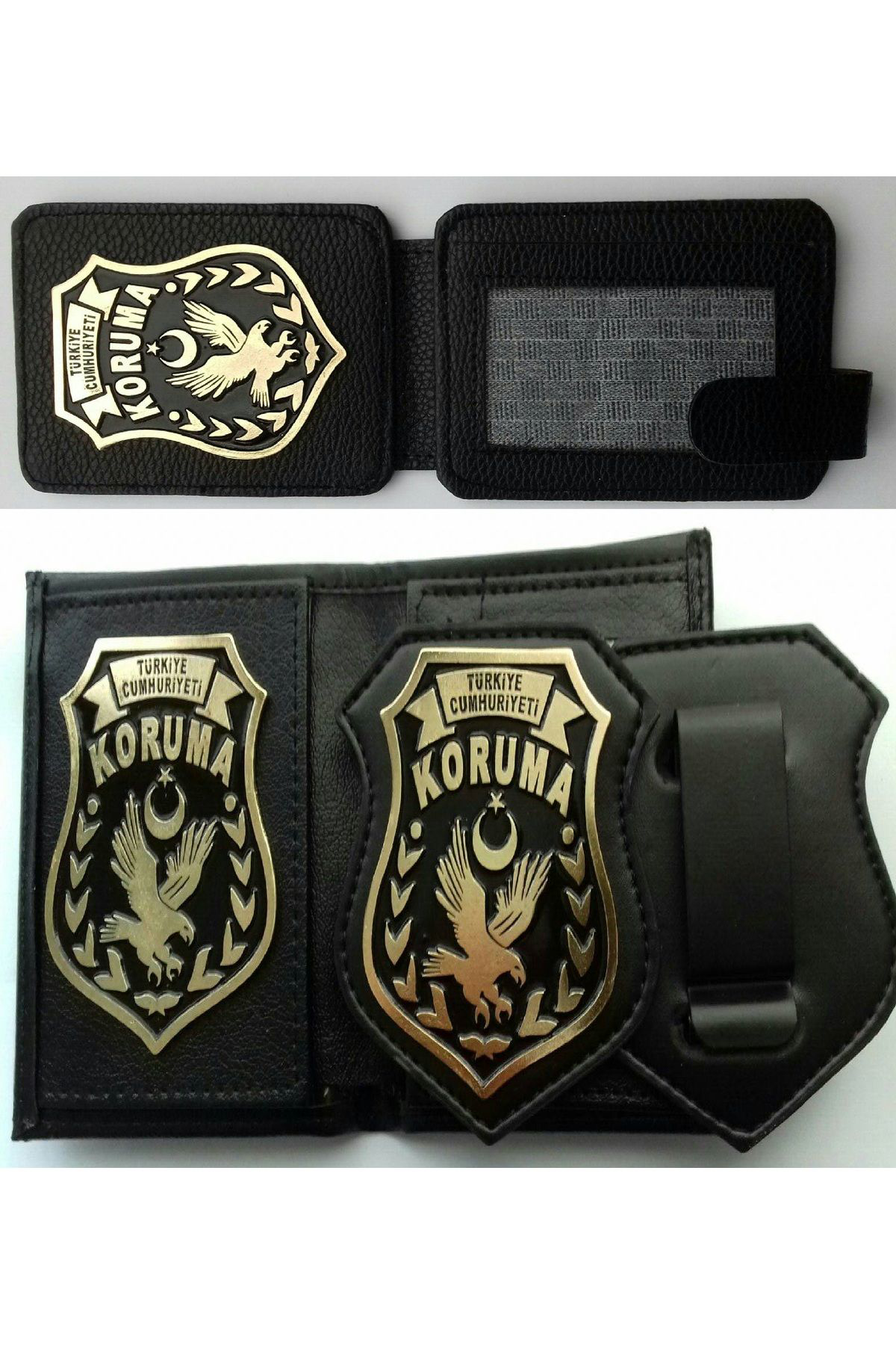 Aldatmaz Askeri Malzeme Super.Vip Yakın Koruma 2Ad Rozetli Cüzdanı 1Ad Yakın Koruma Kemer