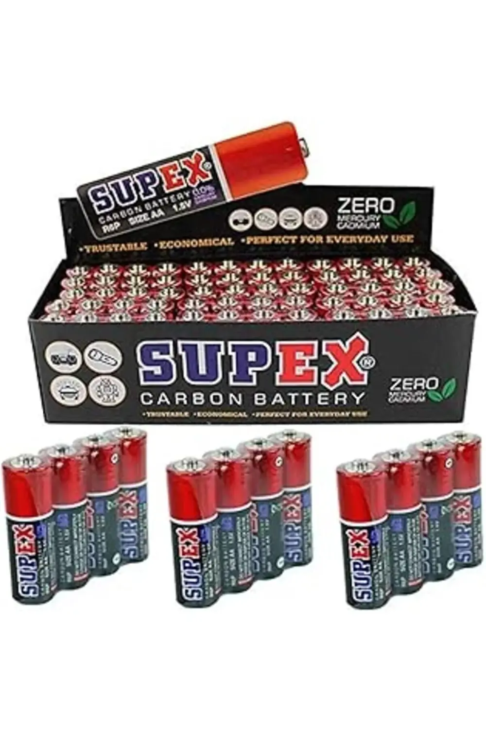 Supex R6 Aa Kalem Pil (60 Adet)