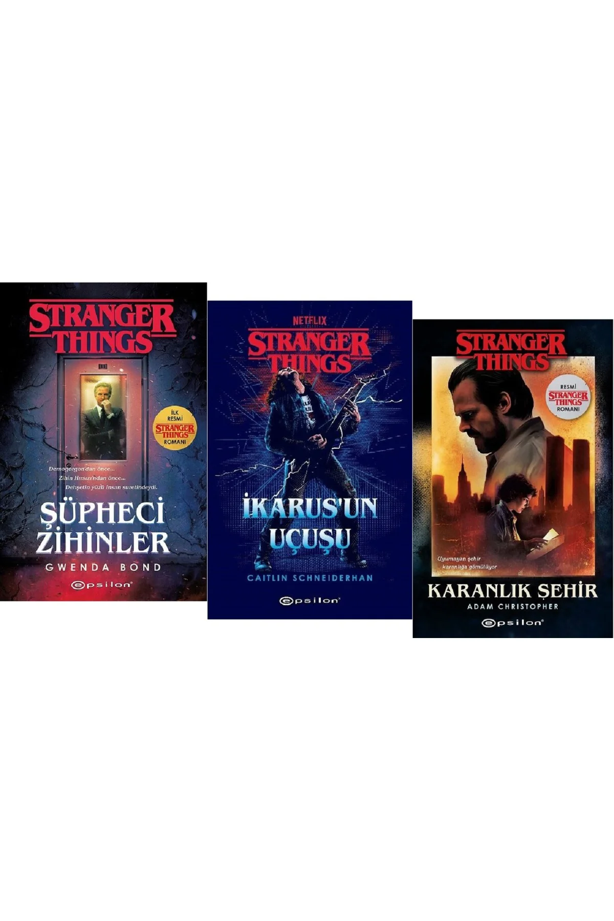 Şüpheci Zihinler + İkarus'un Uçuşu + Karanlık Şehir / Stranger Th Şüpheci Zihinler + İkarus'un Uçuşu + Karanlık Şehir / Stranger Th