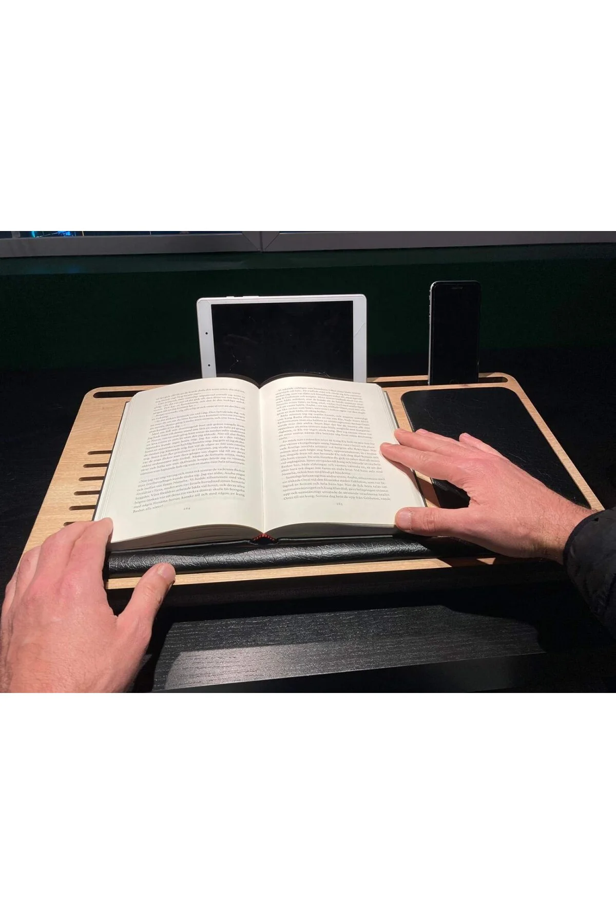 Supply Telefon Ve Tablet Bölmeli Minderli Laptop Sehpası Notebook