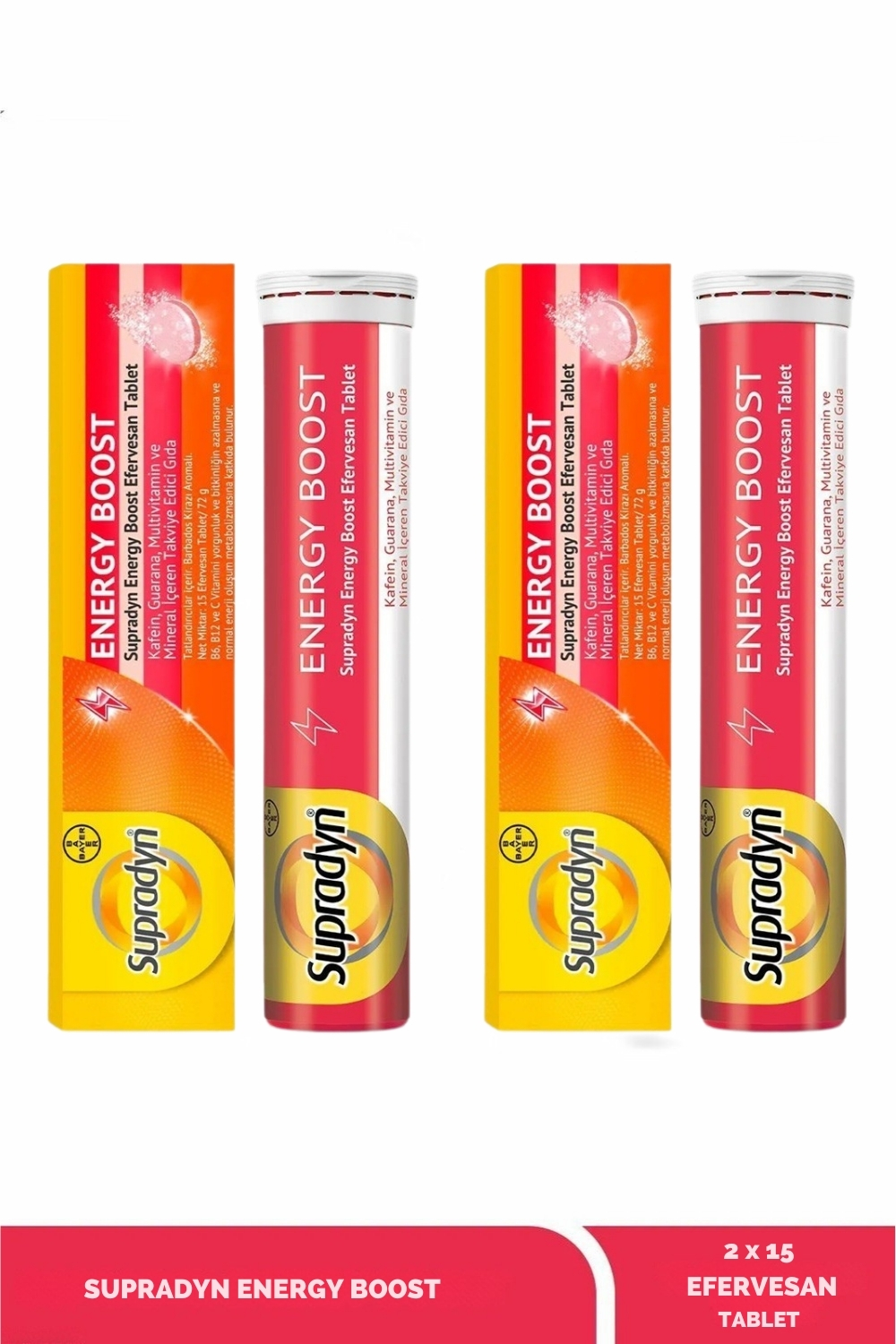 Supradyn Energy Boost 15 Efervesan Tablet x 2 Adet Supradyn Energy Boost 15 Efervesan Tablet x 2 Adet