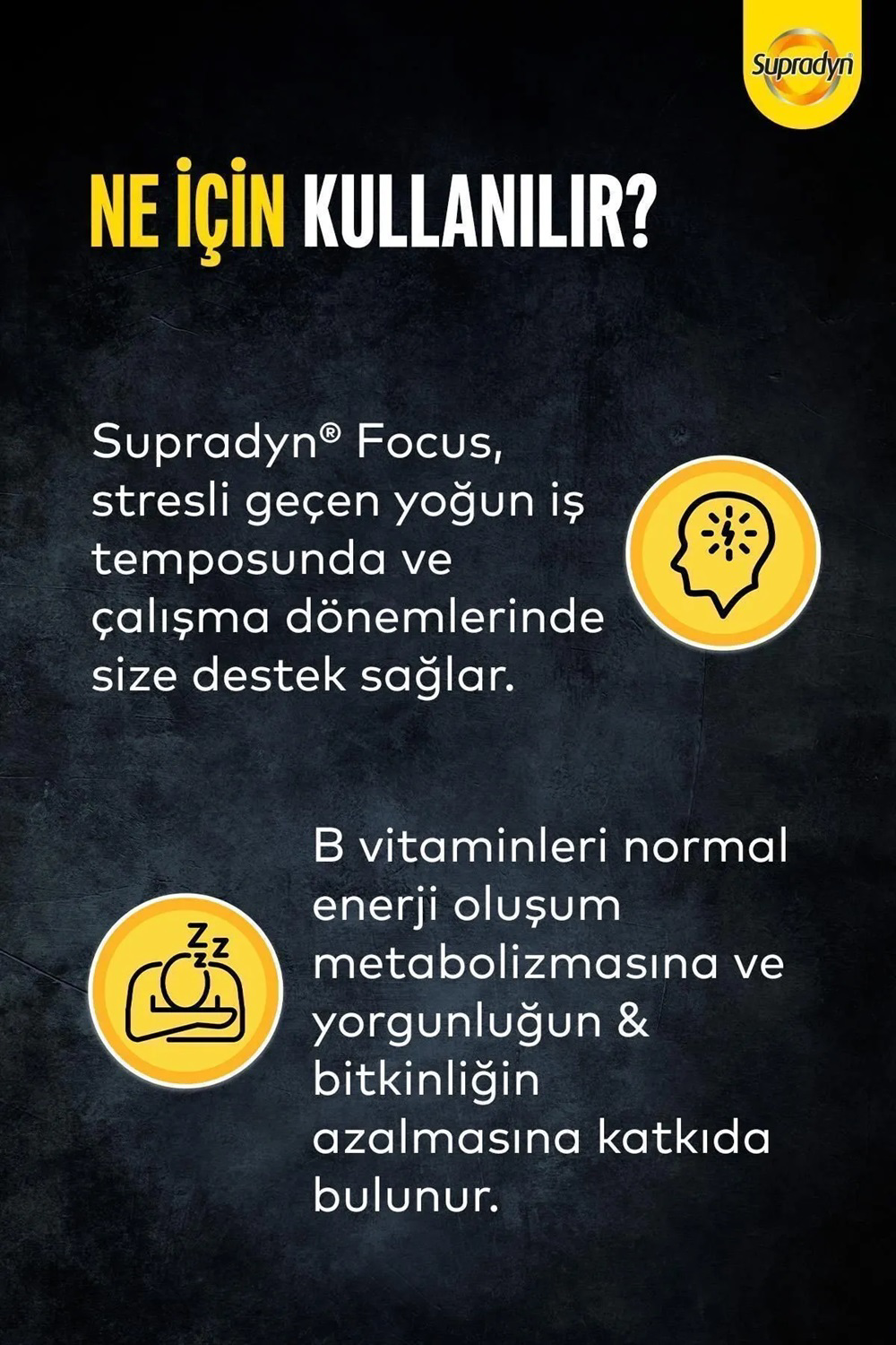 Supradyn Focus 30 Film Kaplı Tablet