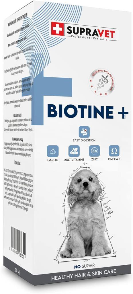 Supravet  Biotine Dog Extra Deri Ve Tüy Sağliği Damlasi 100 Ml