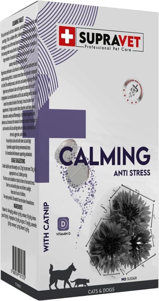 Supravet Calming Tablet Vitamin D + Catnip 75 Tablet