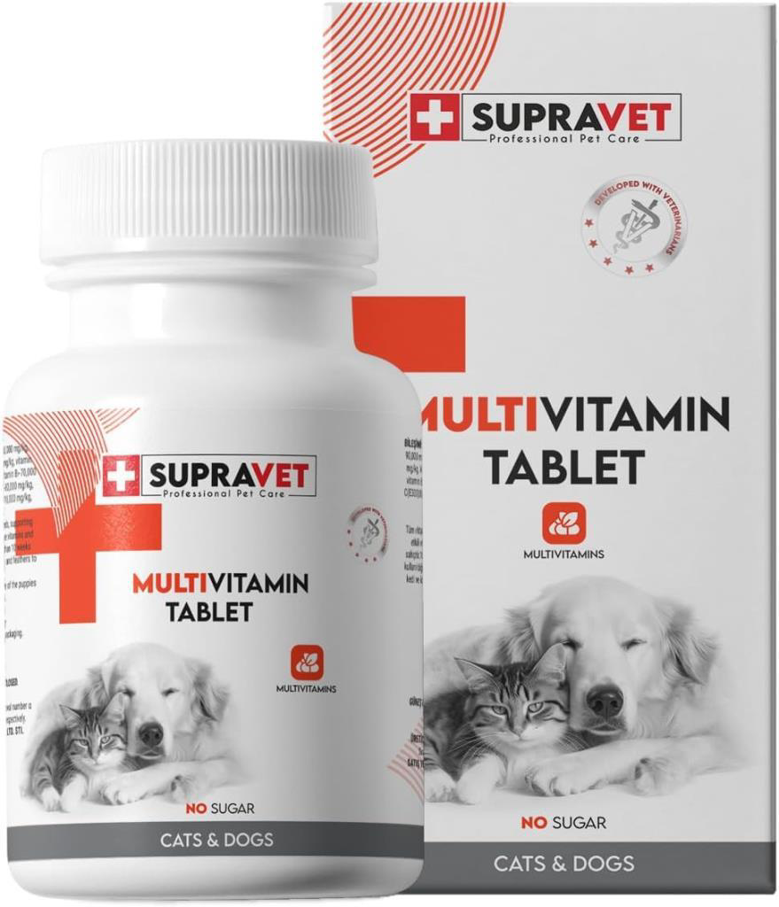 Supravet Multivitamin Tablet Kedi ve Köpekler İçin 75 Adet