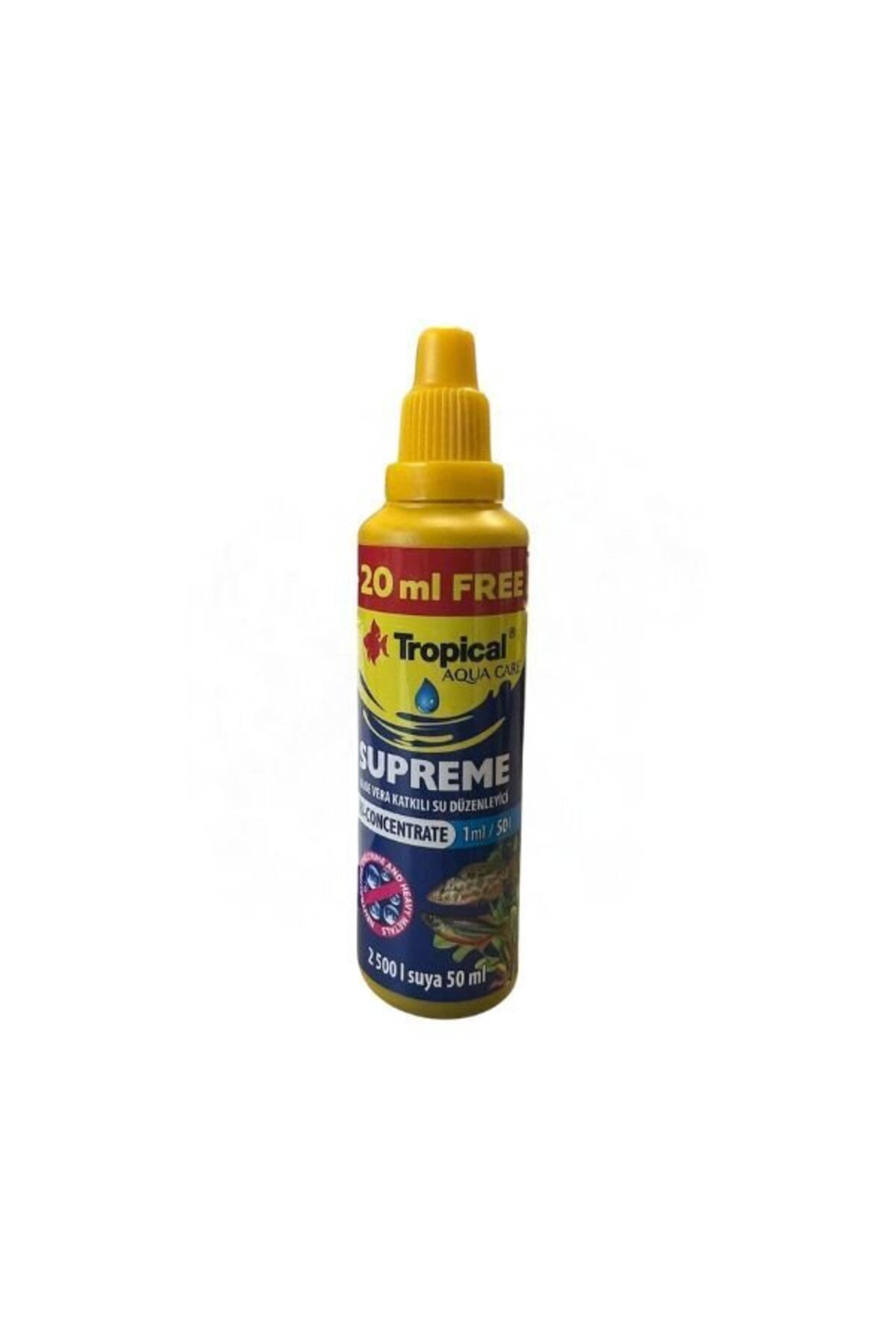 Tropical Supreme Aleo Vera Katkılı Akvaryum Su Düzenleyici 50 Ml