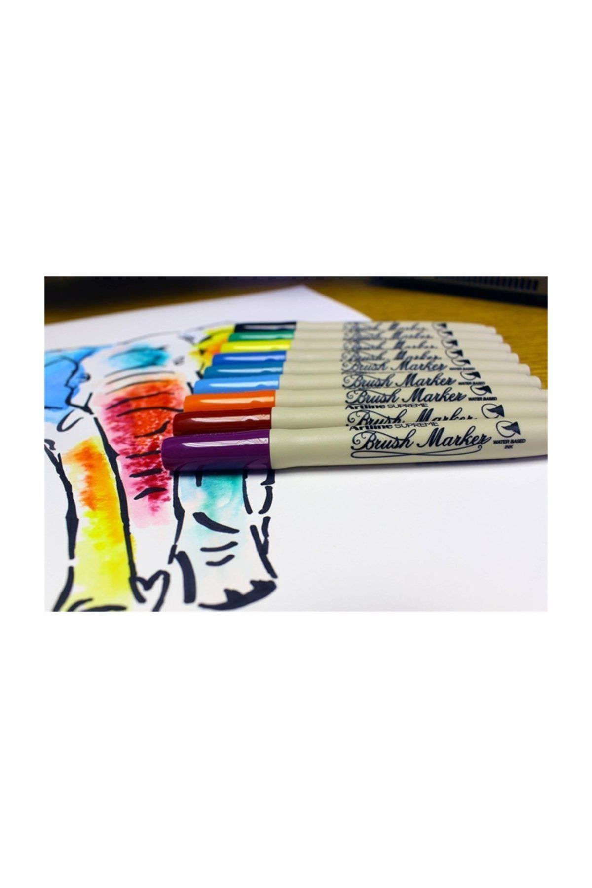 Artline Supreme Brush Marker Fırça Uçlu Keçeli Kalem