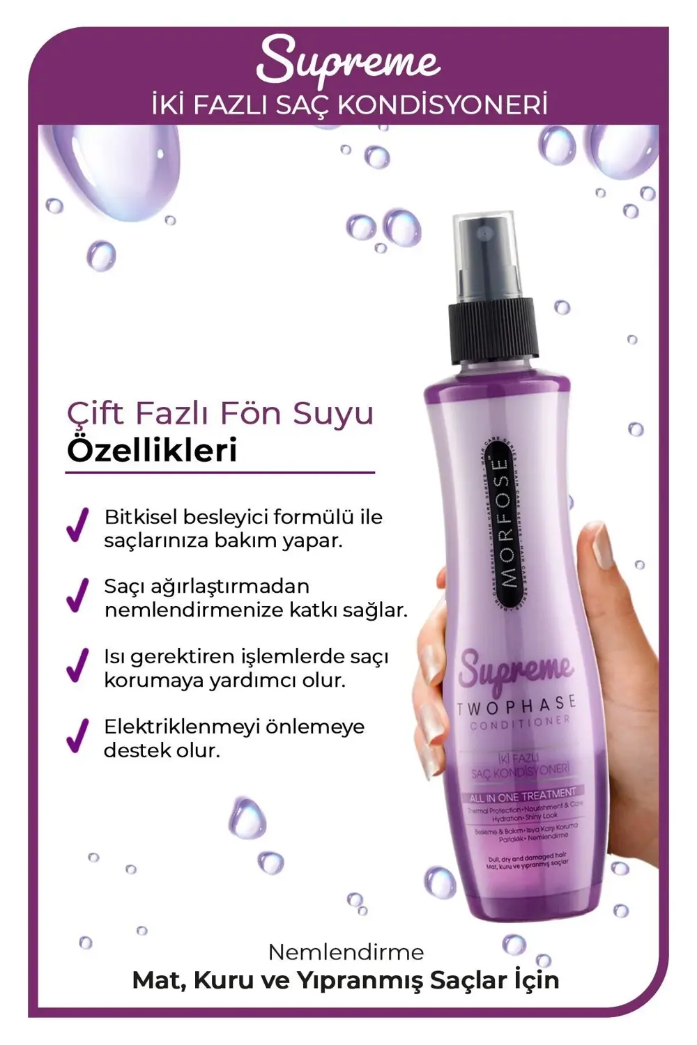 Supreme Fön Suyu 240 ml - Nemlendirme