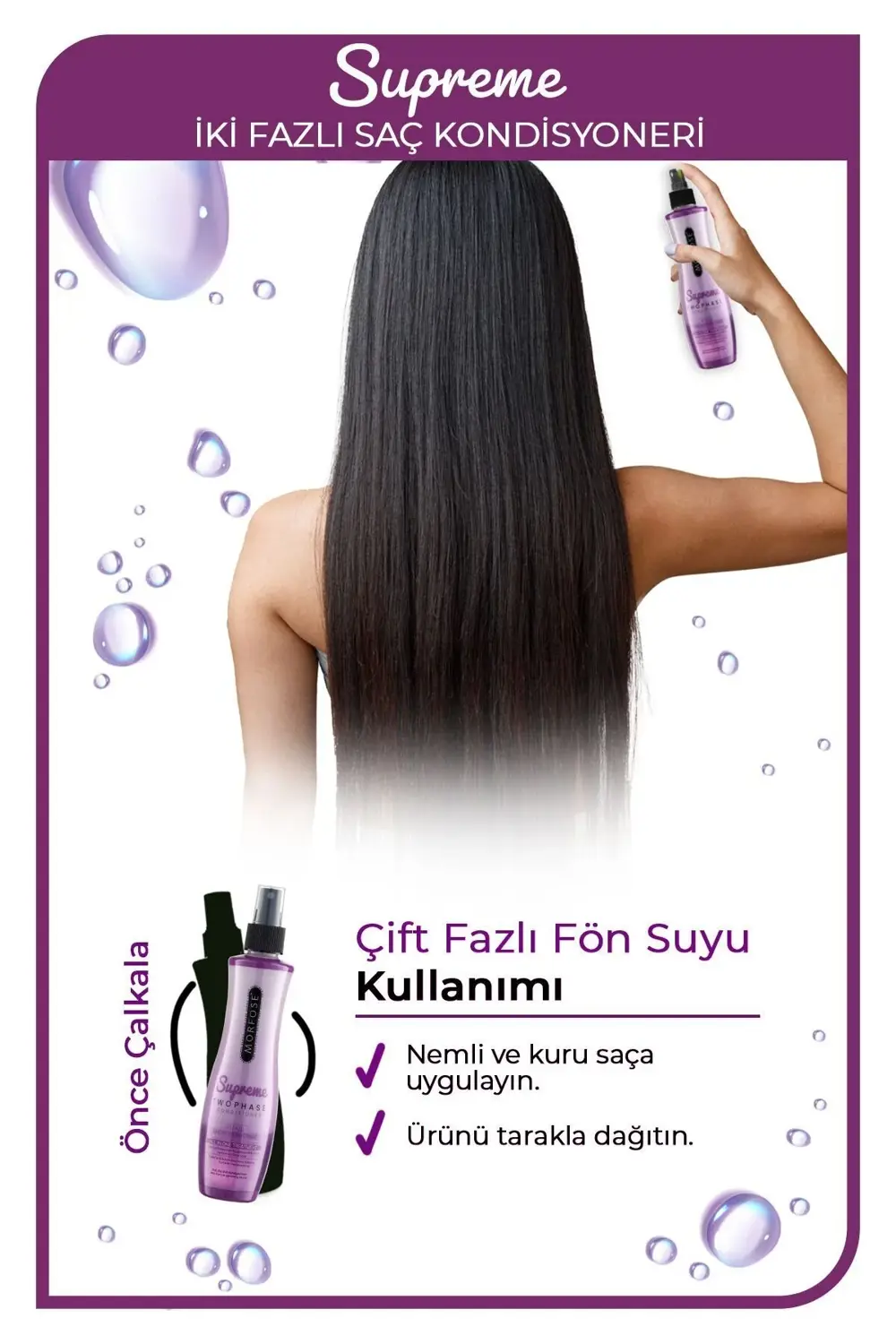 Supreme Fön Suyu 240 ml - Nemlendirme