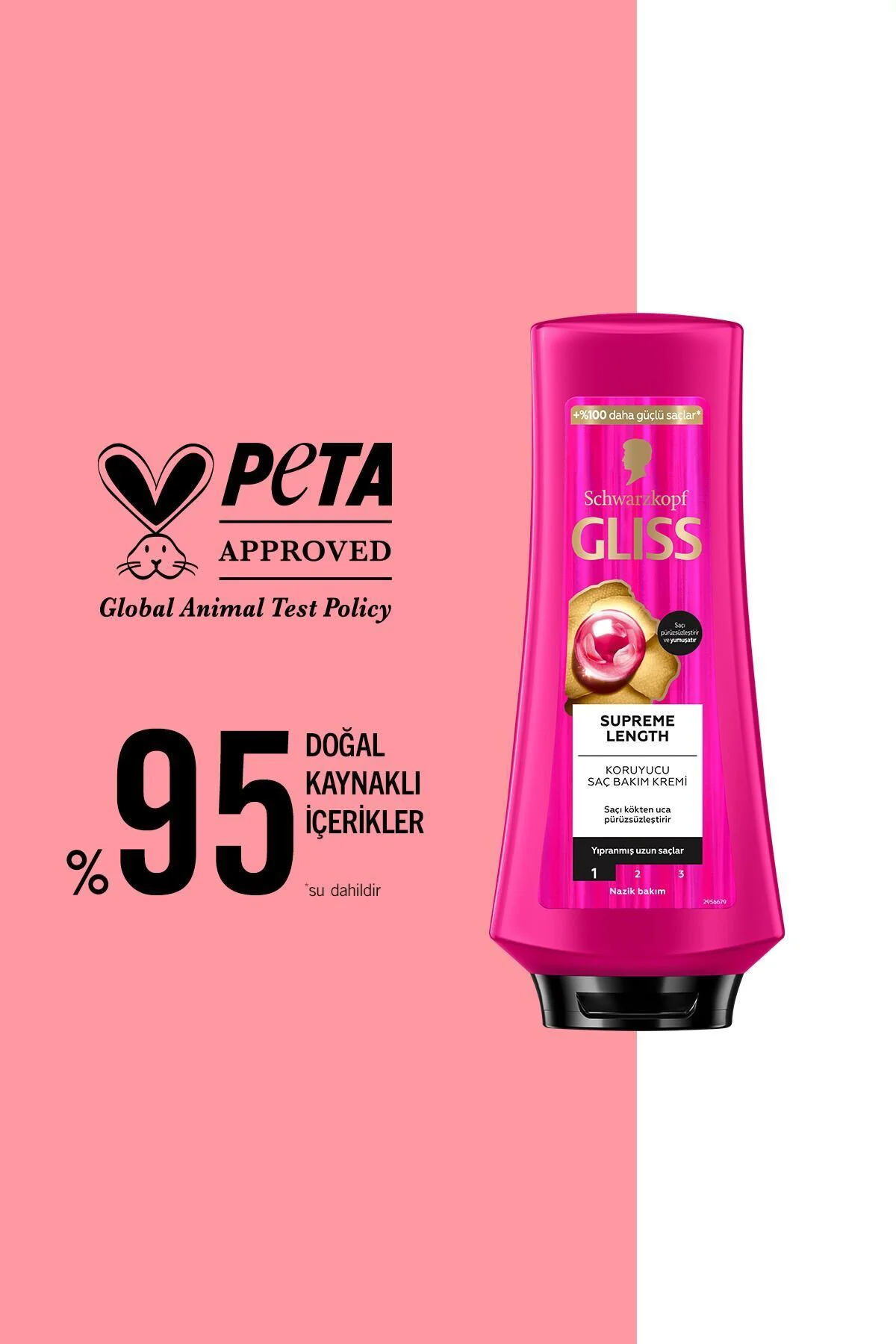 Supreme Length Koruyucu Saç Bakım Kremi - Biotin Kompleksi Ve Şakayık Çiçeği Özü Ile 360 ml Supreme Length Koruyucu Saç Bakım Kremi - Biotin Kompleksi Ve Şakayık Çiçeği Özü Ile 360 ml