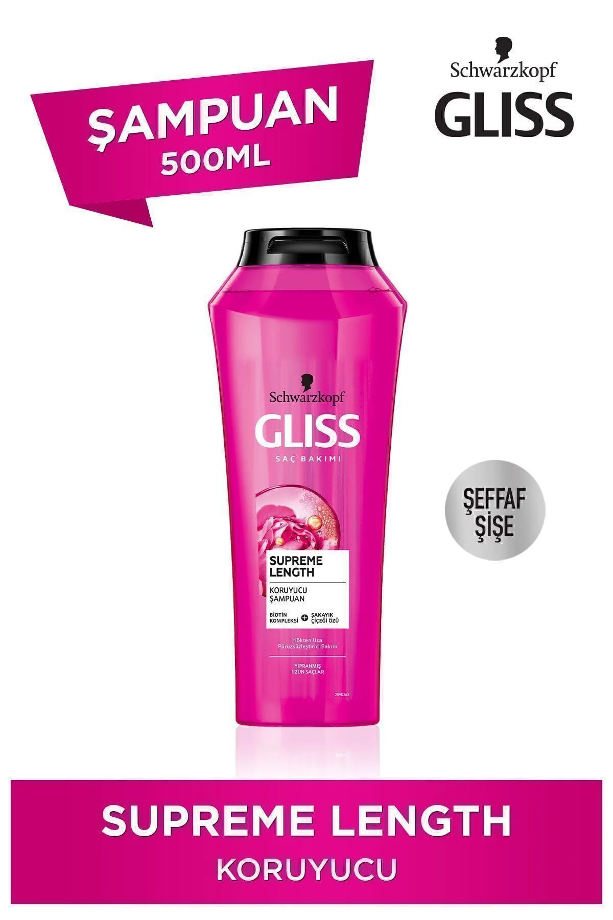 Supreme Length Koruyucu Şampuan - Biotin Kompleksi Ve Şakayık Çiçeği Özü Ile 500 ml Supreme Length Koruyucu Şampuan - Biotin Kompleksi Ve Şakayık Çiçeği Özü Ile 500 ml