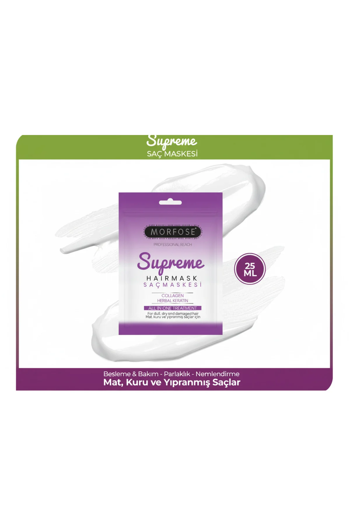 Supreme Saç Maskesi Seyahat Boy 25 ml