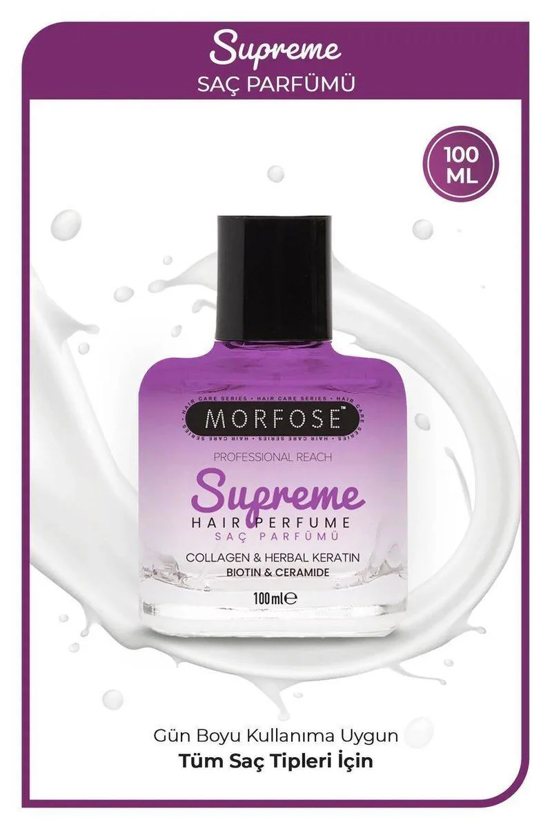 Supreme Saç Parfümü 100 ML - Mat ve Kuru Saçlar İçin Bakım ve Parlaklık Fiyatı, Yorumları ve Özellikleri