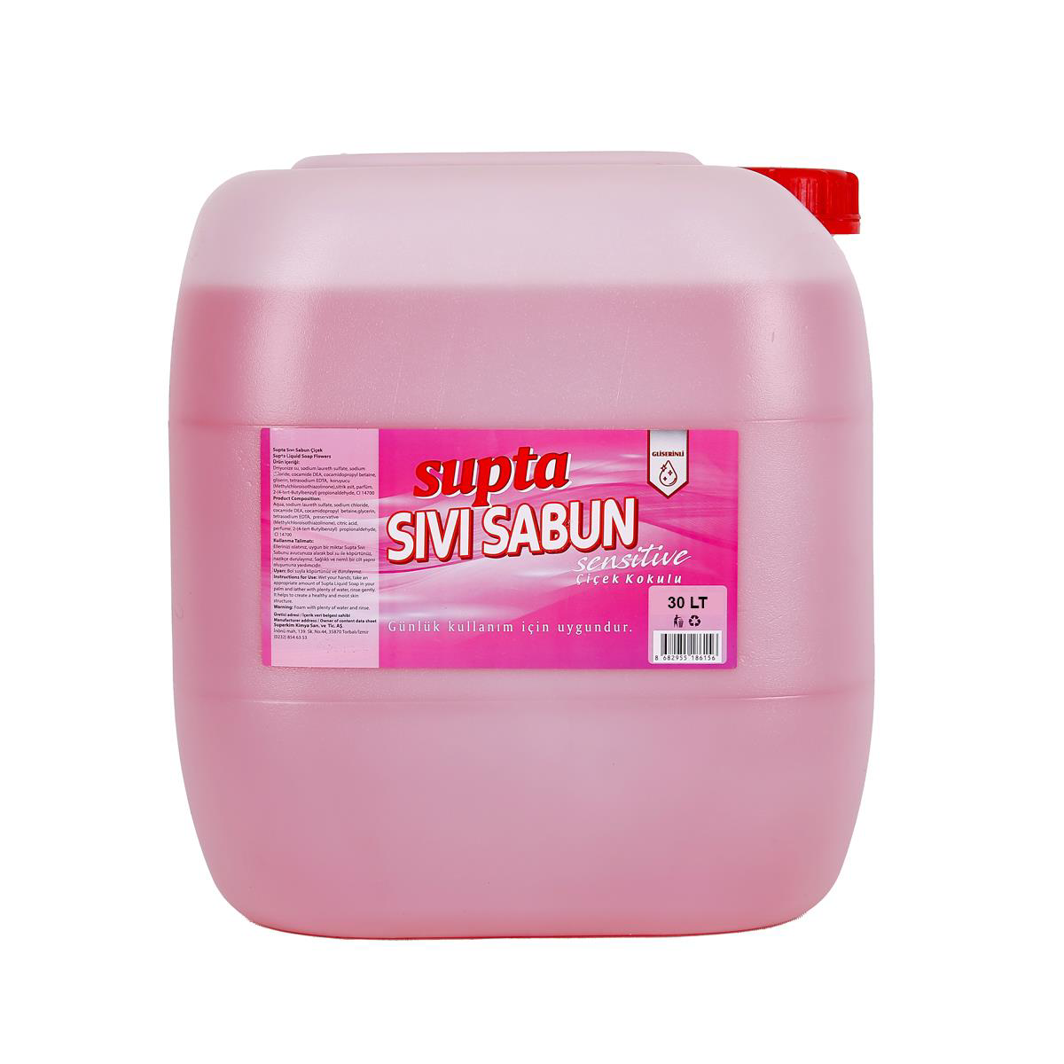 Supta Sıvı Sabun Bahar Çiçekleri Kokulu 30 Litre Supta Sıvı Sabun Bahar Çiçekleri Kokulu 30 Litre