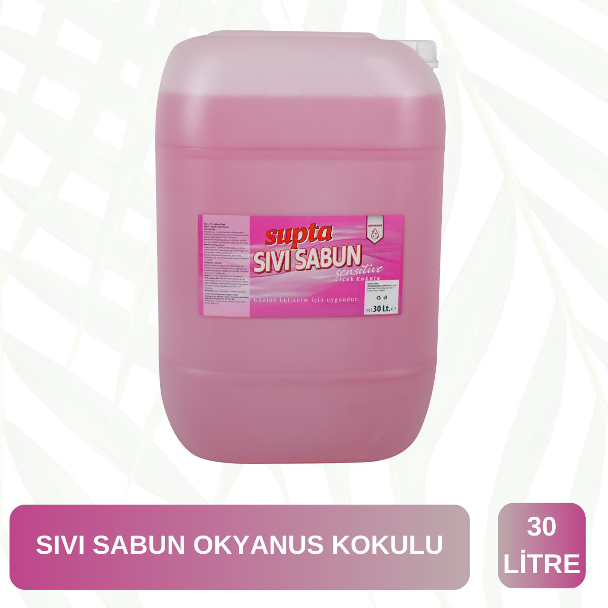 Supta Sıvı Sabun Bahar Çiçekleri Kokulu 30 Litre Supta Sıvı Sabun Bahar Çiçekleri Kokulu 30 Litre