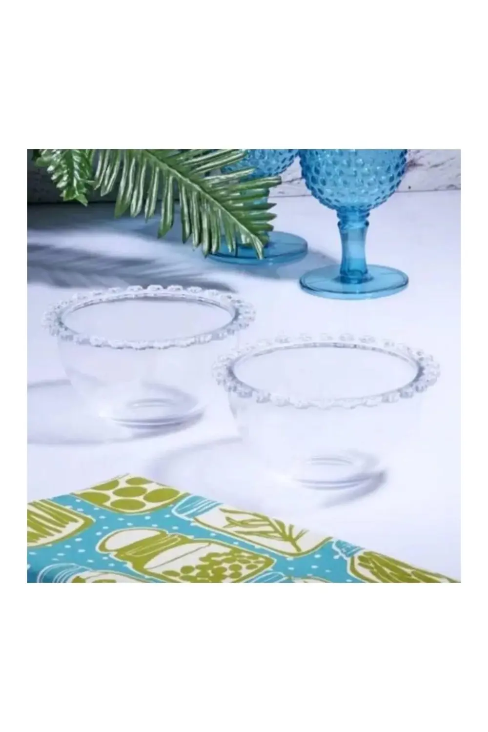 Sur06 Cam Papatya Kase Seti 2 Li