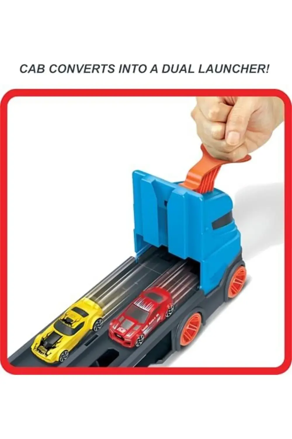 Sürat Pistli Tır Hot Sürat Pistli Tır, 3 Adet 1:64 Ölçekli Araba