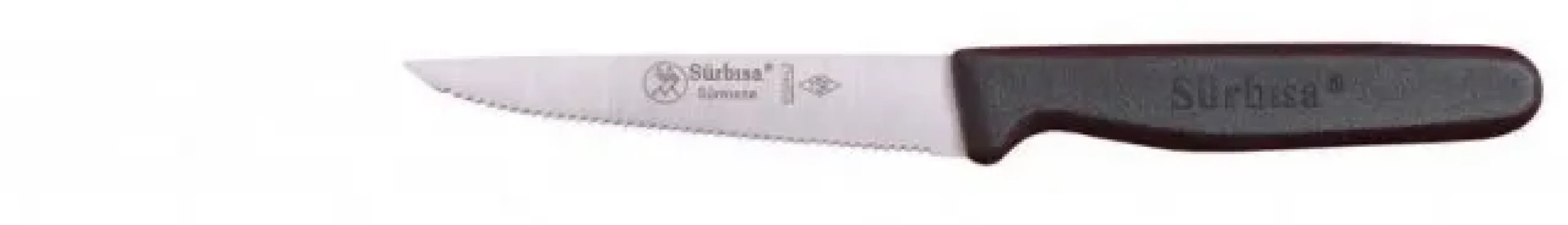 Sürbısa 61004LZ - Sürmene Lazerli, Tırtıklı Sebze Bıçağı 9,5cm