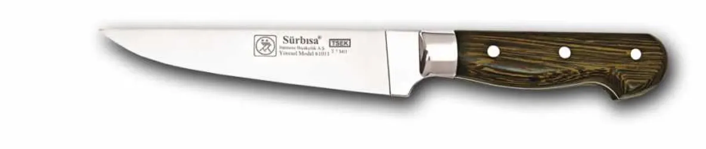Sürbısa 61011YM - Sürmene Yöresel Kasap Kemik Sıyırma Bıçağı 14,5 cm