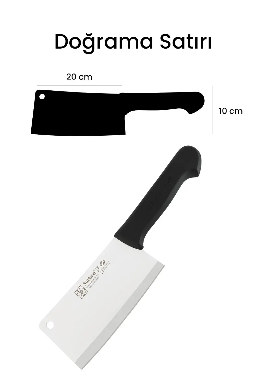Sürbisa 61722 Doğrama Satırı Bıçağı 20 Cm