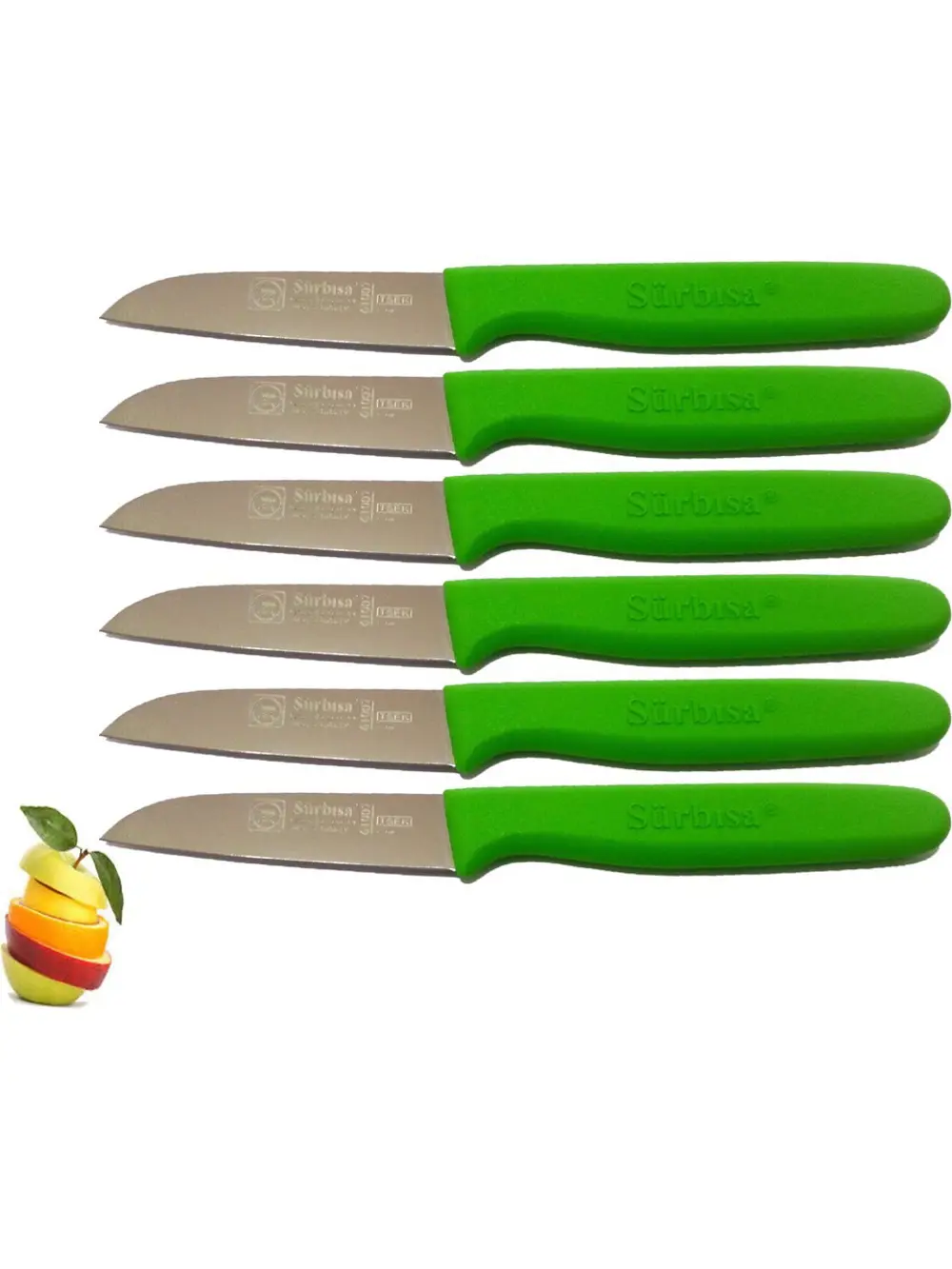 Sürbisa Sürmene 61007 6'lı Sebze Meyve Bıçağı Set