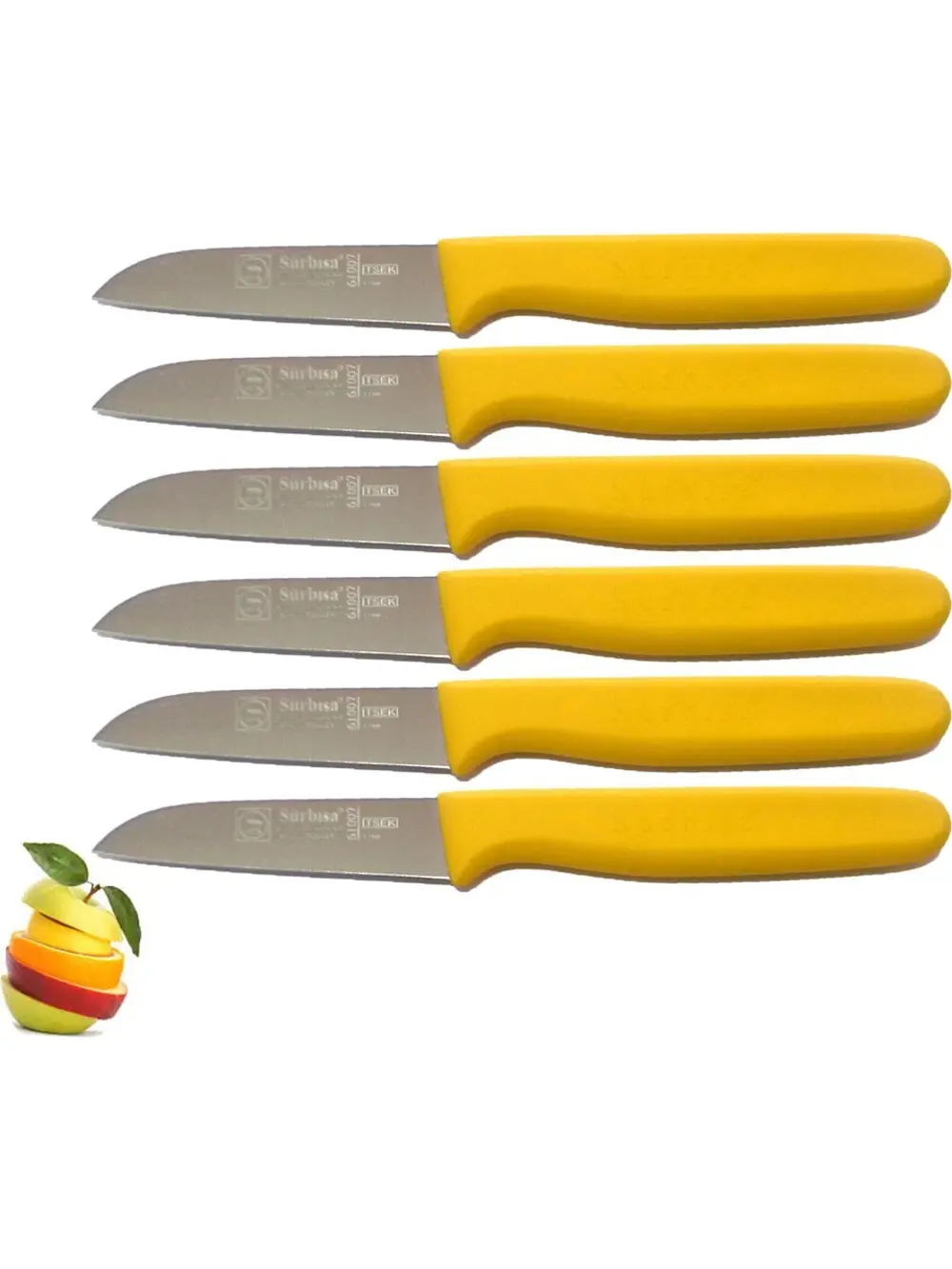 Sürbisa Sürmene 61007 6'lı Sebze Meyve Bıçağı Set