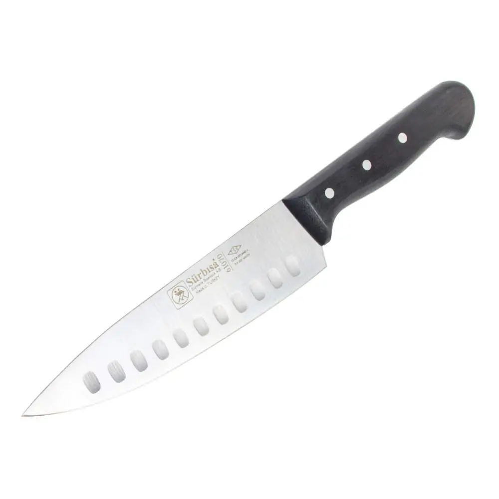 Sürbisa Sürmene 61070 Oluklu Şef Aşçı Bıçağı 17 Cm