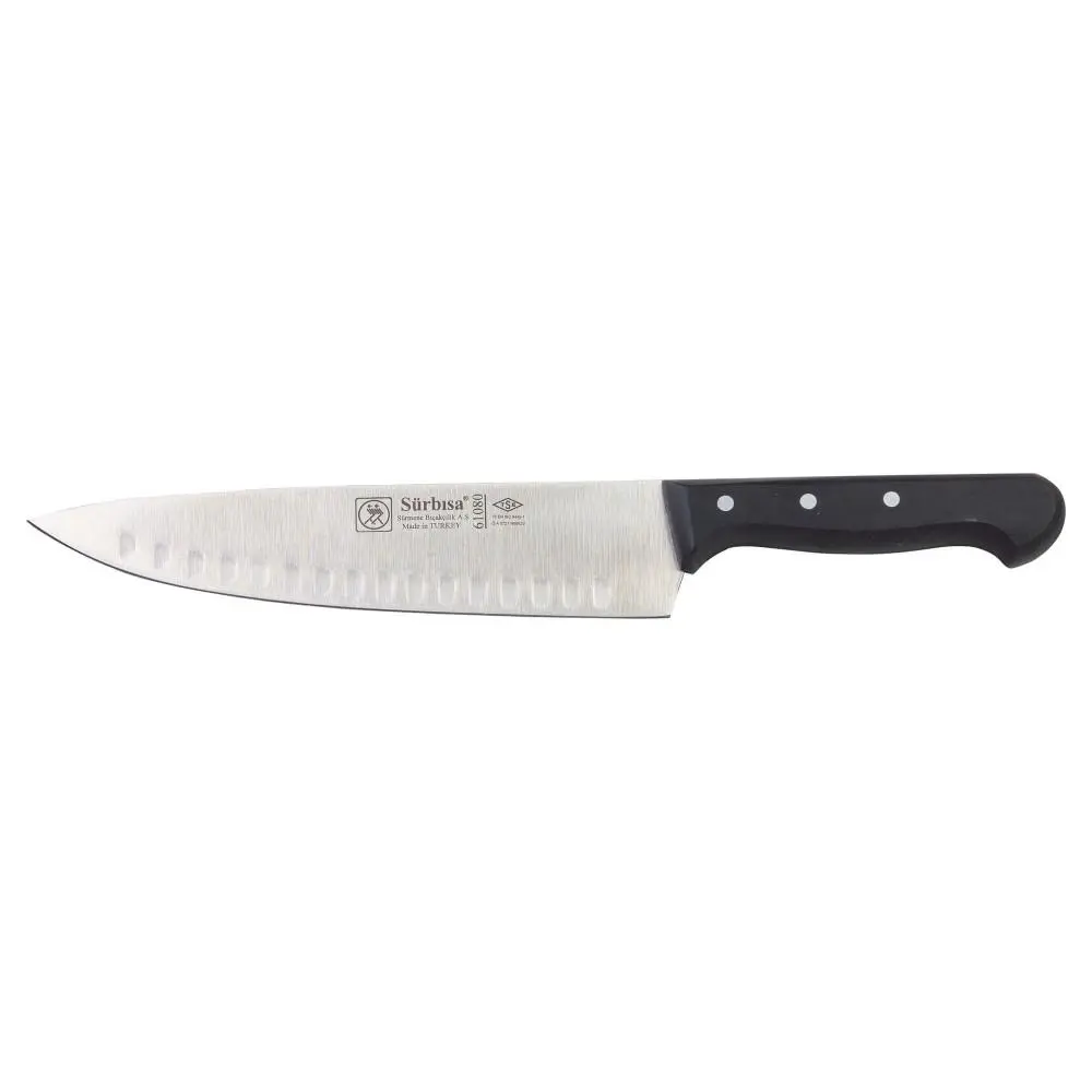 Sürbisa Sürmene 61080 Oluklu Şef Aşçı Bıçağı 20 Cm