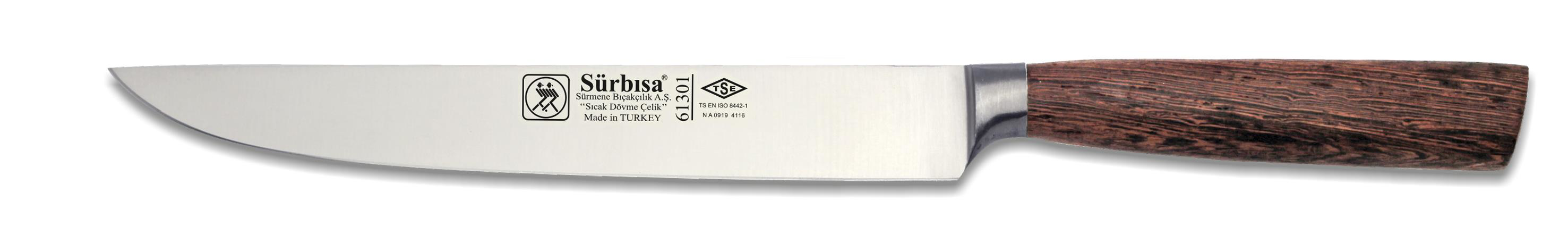 Sürbisa  Sürmene 61301 Sicak Dövme Mutfak Biçaği Zeytin Sapli Ahşa