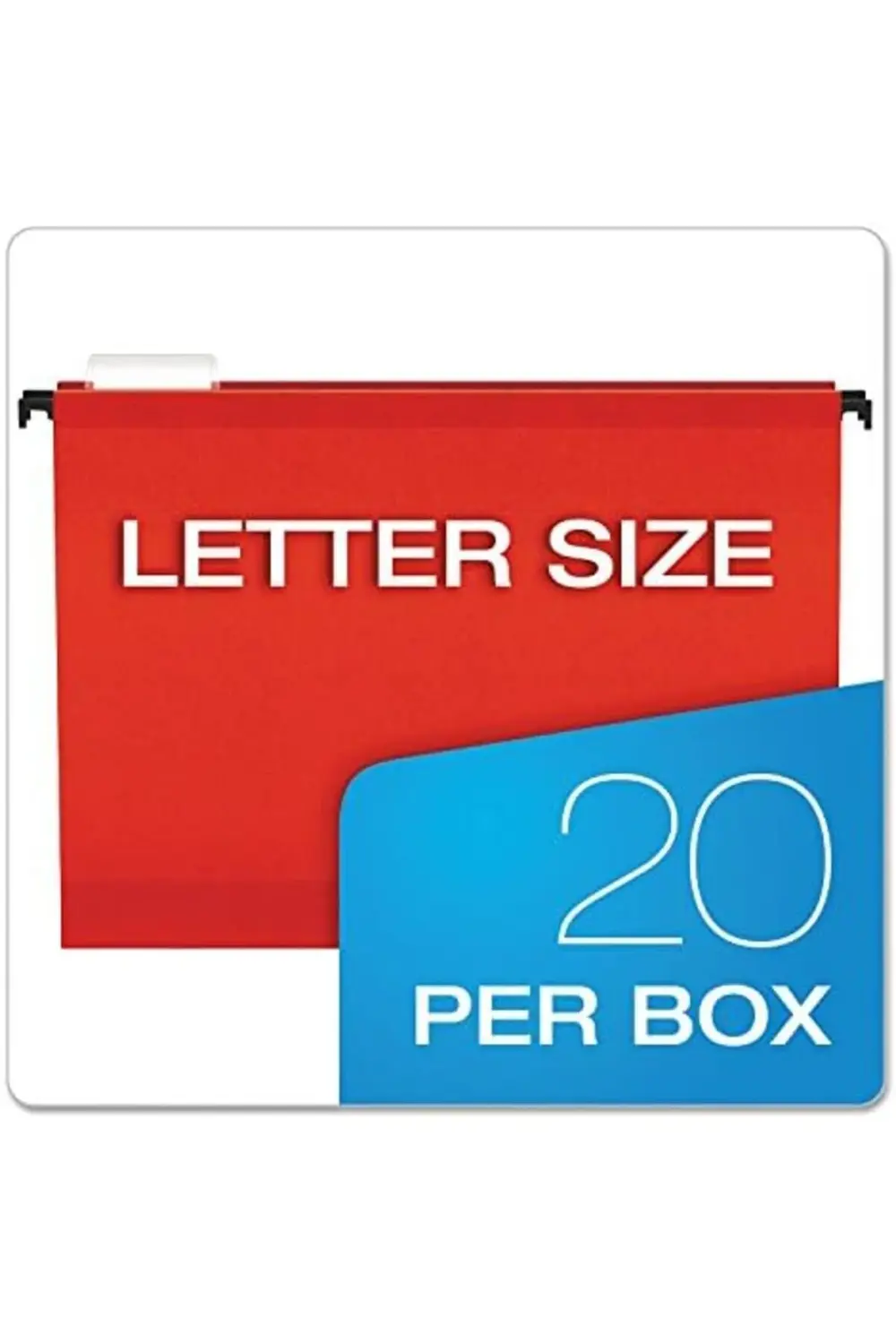 SureHook Ekstra Kapasiteli Güçlendirilmiş Asma Klasörleri, Harf B