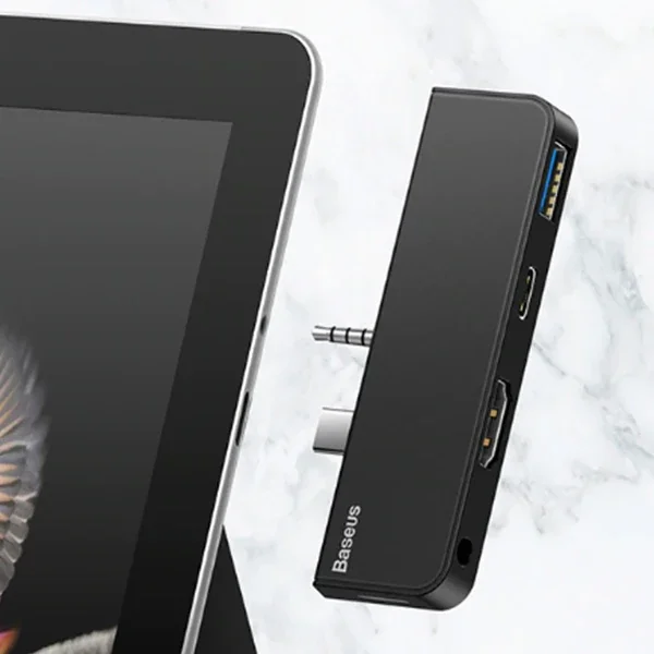 Surface Go Multifunctional HUB - RJ45 Ethernet, USB 3.0 ve Type-C ile En İyi Ofis Çözümü