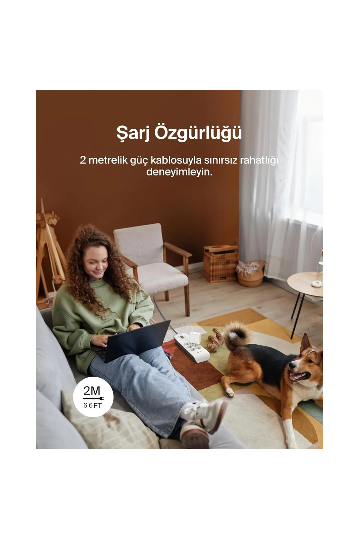 Surge Plus 6'lı çoklu priz