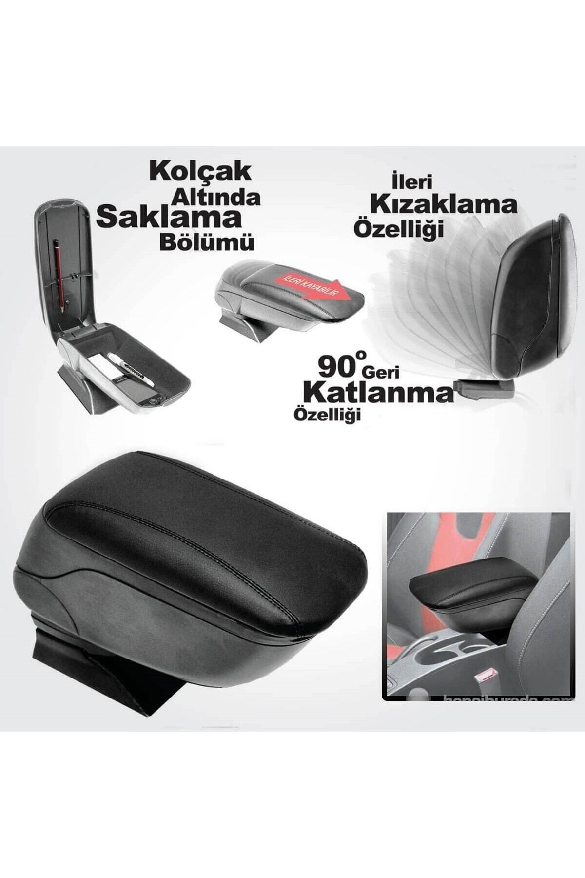 Sürgülü Kol Dayama Kolçak Her Araca Uygun Oto Kolçak Universal