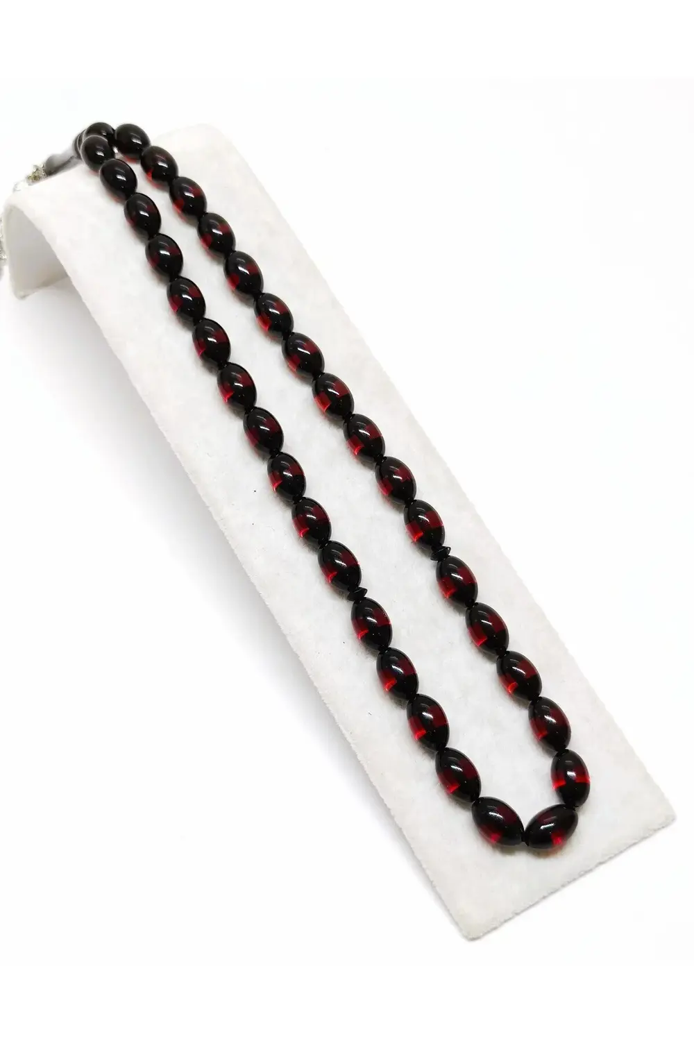 Sürmeli - Toz Kehribar Tesbih - Arpa Kesim 8 mm / 12.5 mm