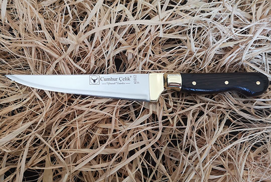 Sürmene Cumhur Çelik 61012 Sivri Kasap Kurban Bıçağı, 16 cm, Veng
