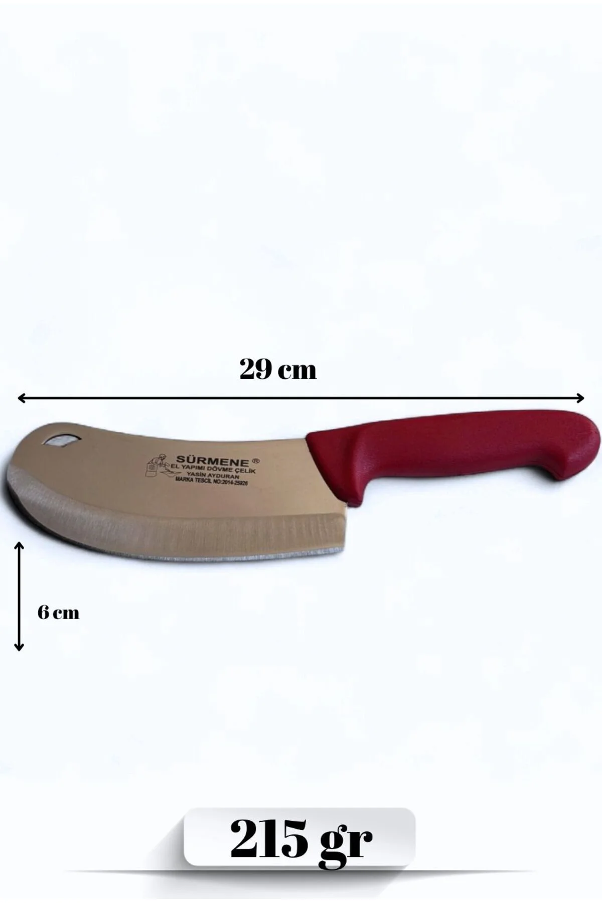 Sürmene El Yapımı Dövme Çelik Kasap Satırı – 29 cm Kırmızı Saplı Et Doğrama Bıçağı Sürmene El Yapımı Dövme Çelik Kasap Satırı – 29 cm Kırmızı Saplı Et Doğrama Bıçağı