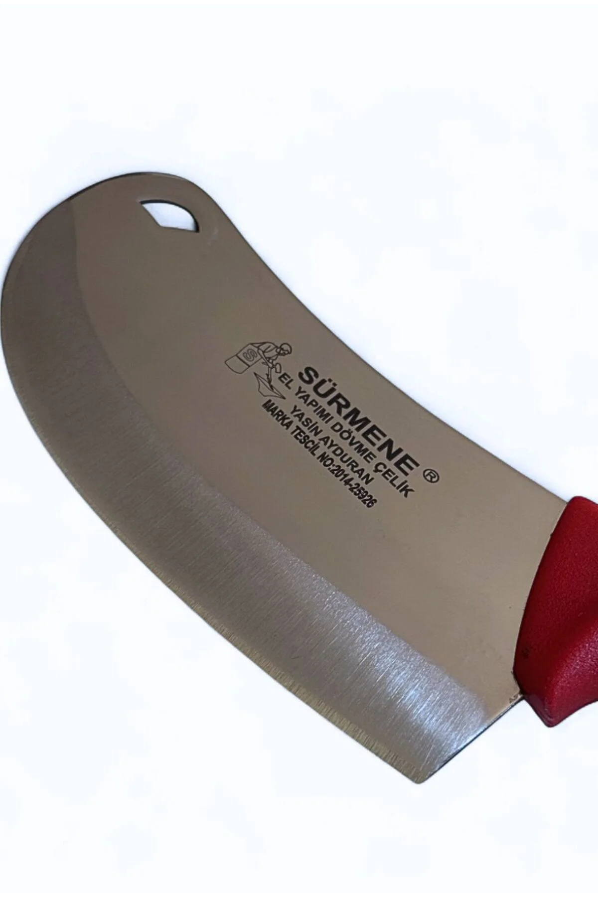 Sürmene El Yapımı Dövme Çelik Kasap Satırı – 29 cm Kırmızı Saplı Et Doğrama Bıçağı Sürmene El Yapımı Dövme Çelik Kasap Satırı – 29 cm Kırmızı Saplı Et Doğrama Bıçağı
