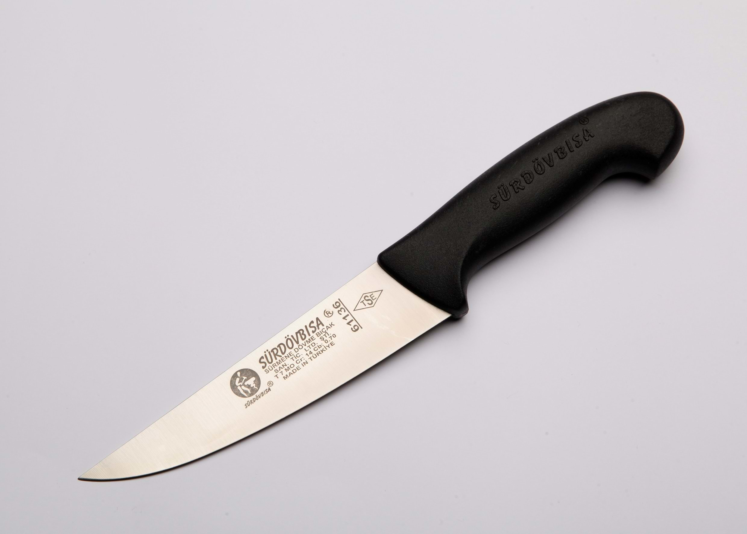 Sürmene Sürdövbısa 61036 Kasap Kurban Sıyırma Bıçağı 15 cm, Plast