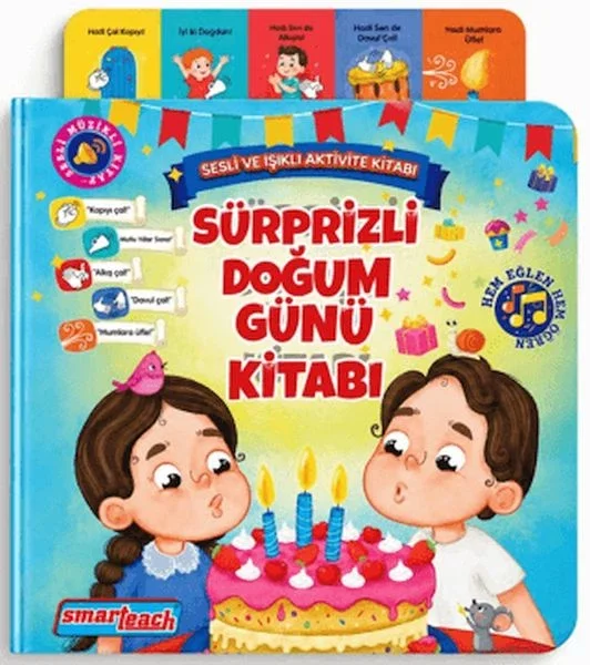 Sürprizli Doğum Günü Kitabı - Sesli ve Işıklı Kitap (Ses Sensörlü) Fiyatı, Yorumları ve Özellikleri