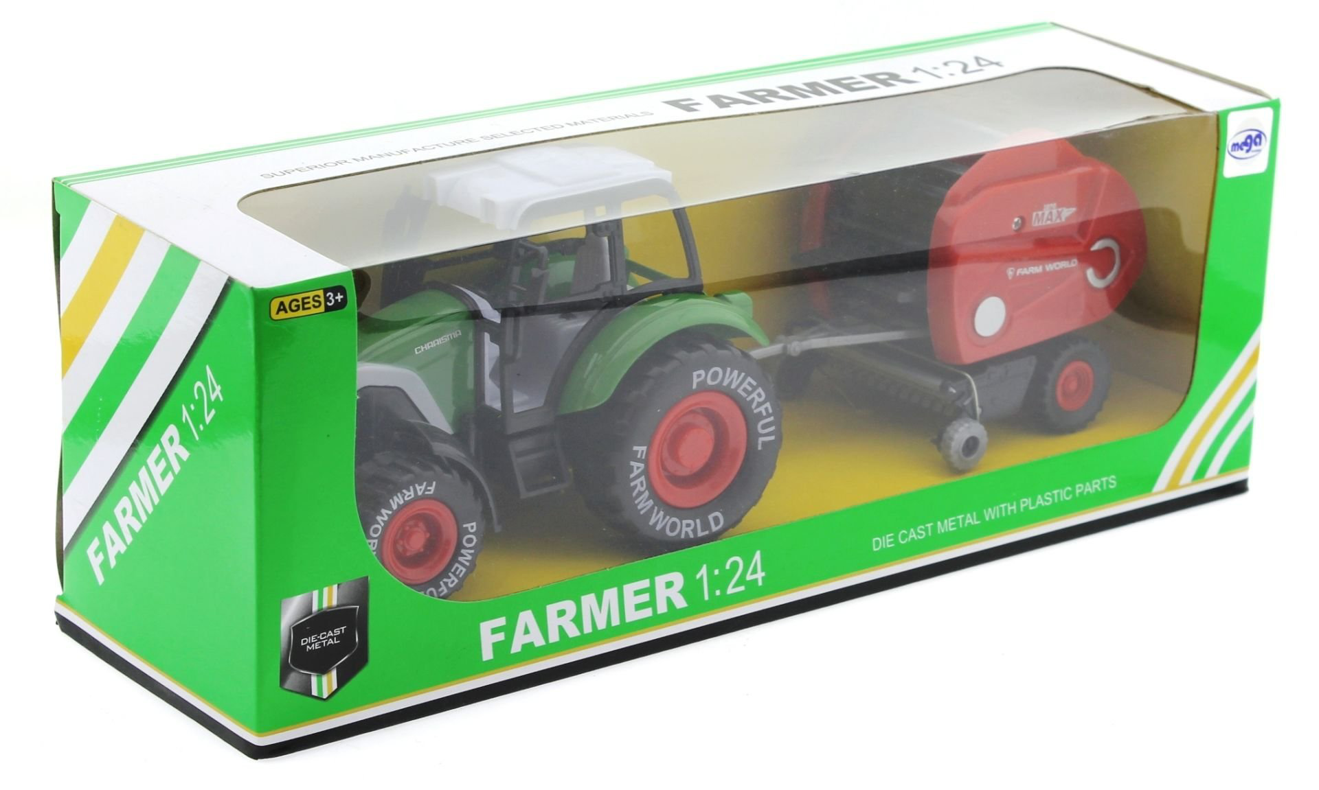 Sürtmeli Die Cast Yeşil Traktörlü Biçerdöver Sürtmeli Die Cast Yeşil Traktörlü Biçerdöver