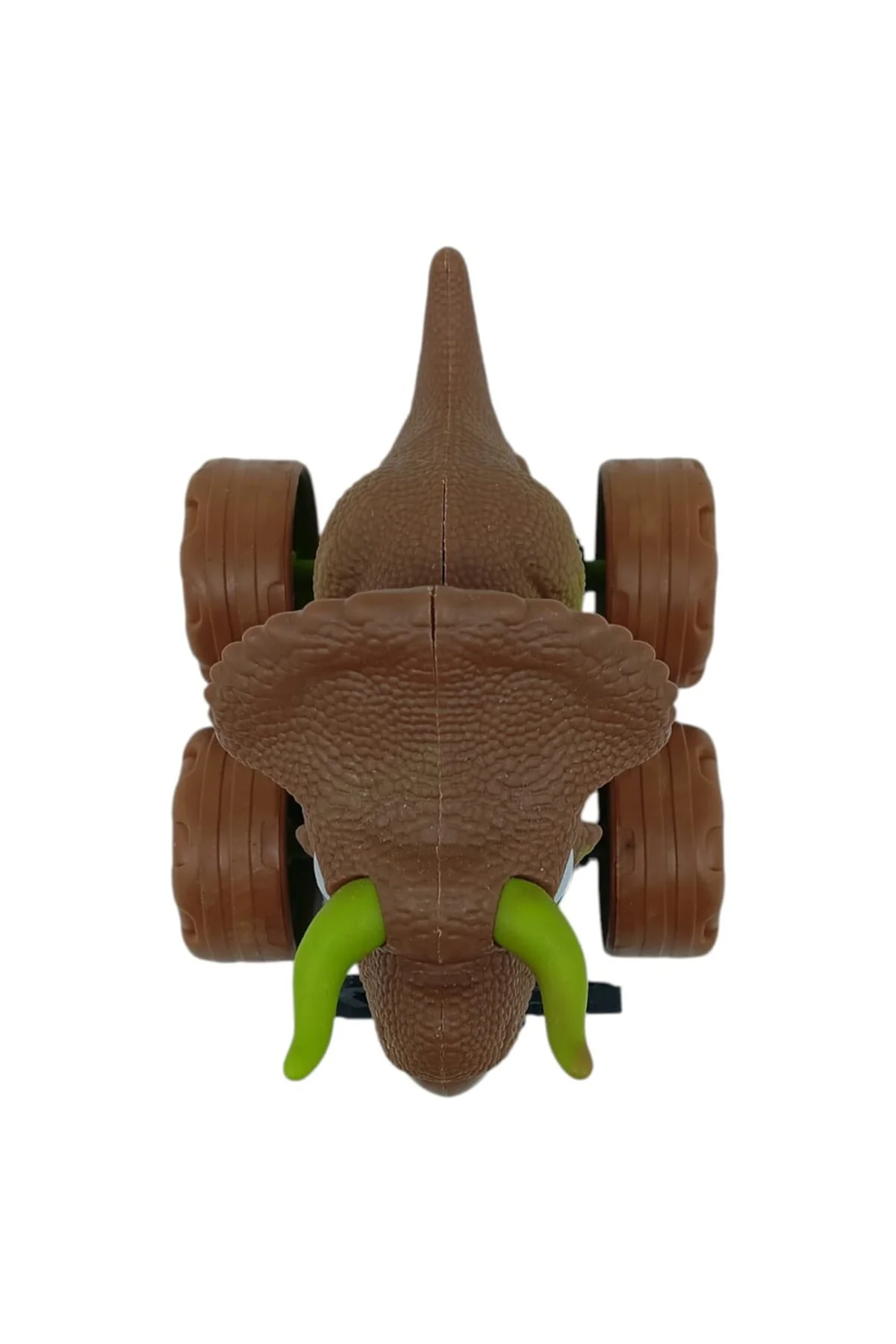 Sürtmeli Dinazor Arabalar 12 cm - H-20 - Triceraptors -Kahverengi