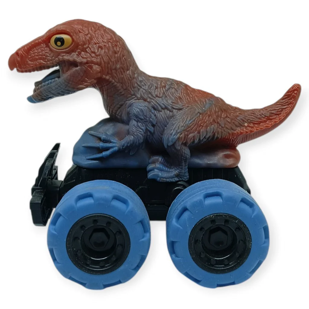 Sürtmeli Dinazor Arabalar  cm - H-20 - T-Rex -Kahverengi - 1 ADET