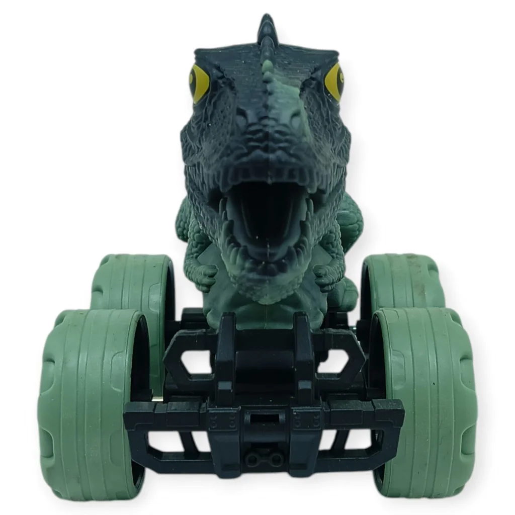 Sürtmeli Dinazor Arabalar  cm - H-20 - Stegosaurus - Yeşil - 1 ADET