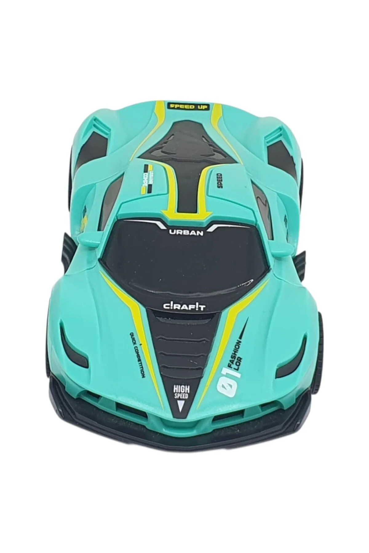 Sürtmeli Drift Arabalar 15 cm - D400-52 - Turkuaz (Lisinya)