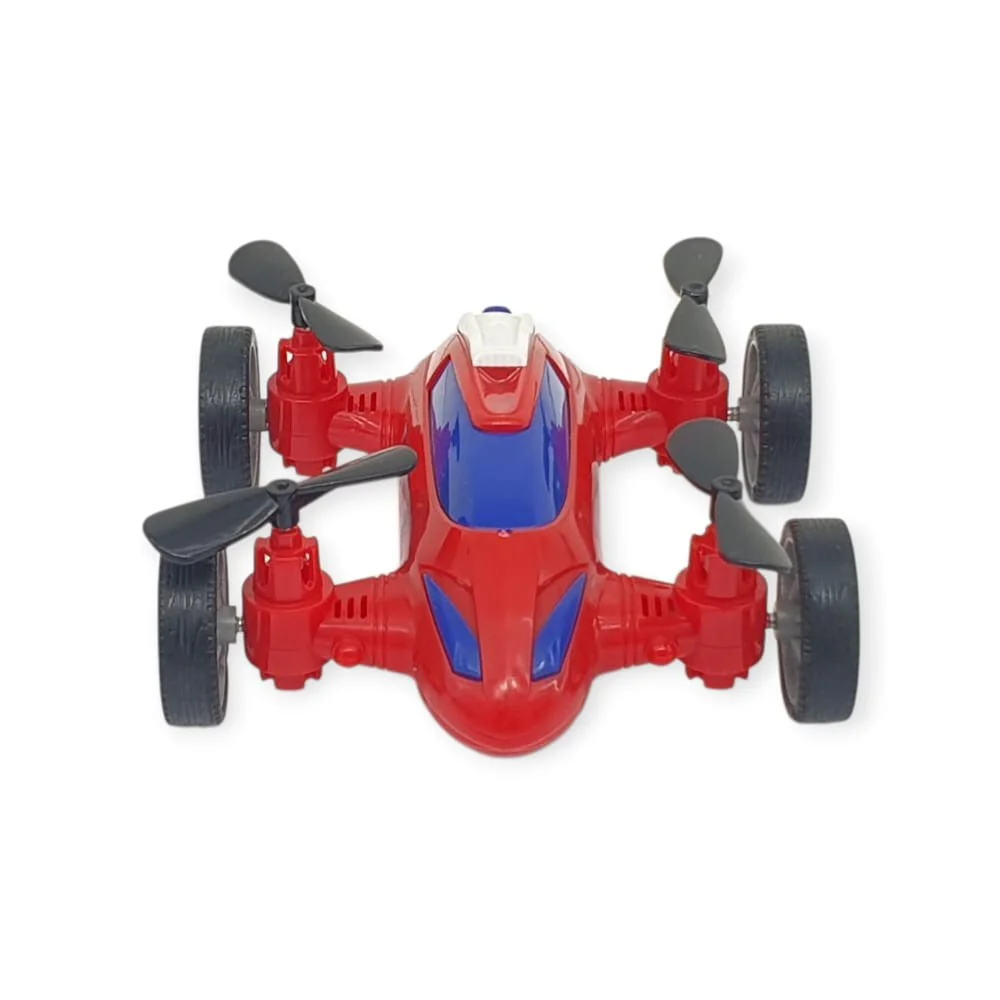 Sürtmeli Drone Araba Hareketli Pervane - Kırmızı - 1 ADET